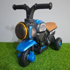 Детский мотоцикл M 6361-4 синий с музыкой и светом